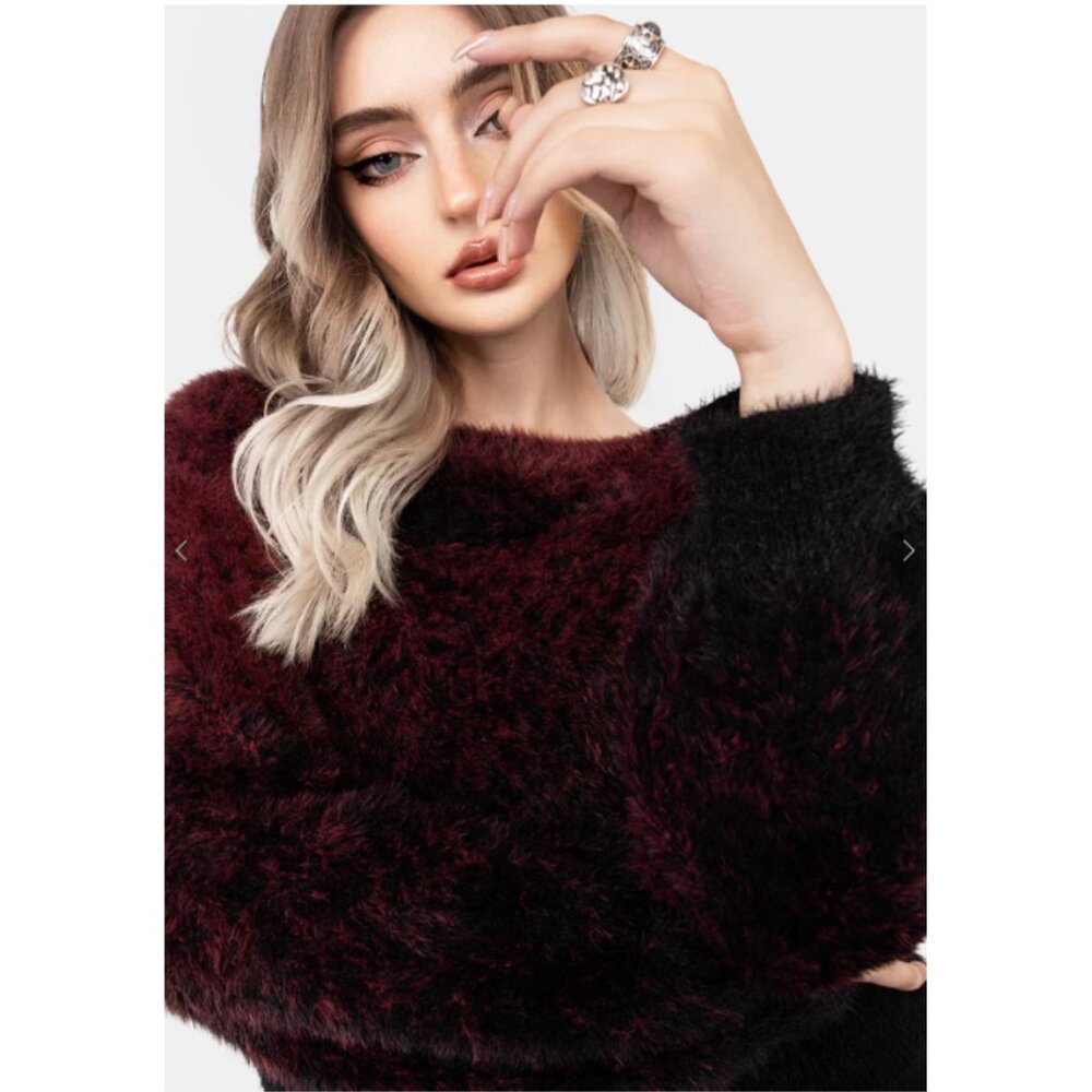 DISTURBIA Maple Tie Dye Ombre knit sweater - Picture 5 of 10